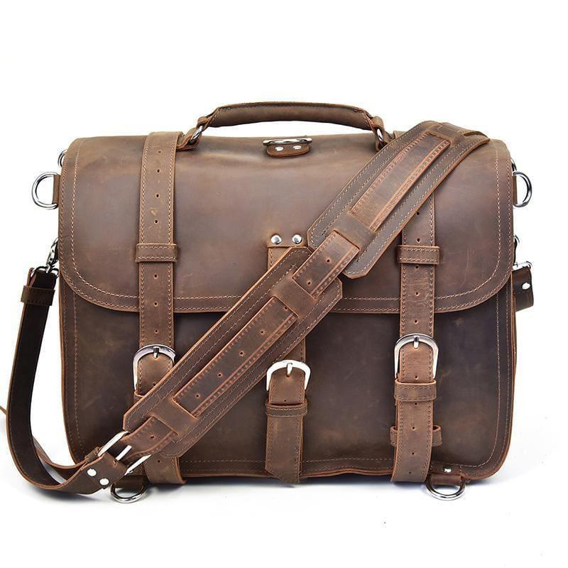 The Palazzo – Large Leather Messenger | Verrone