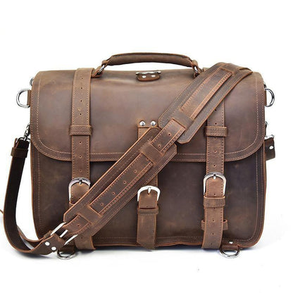 The Palazzo – Large Leather Messenger | Verrone
