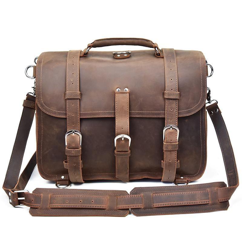 The Palazzo – Large Leather Messenger | Verrone