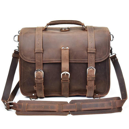 The Palazzo – Large Leather Messenger | Verrone