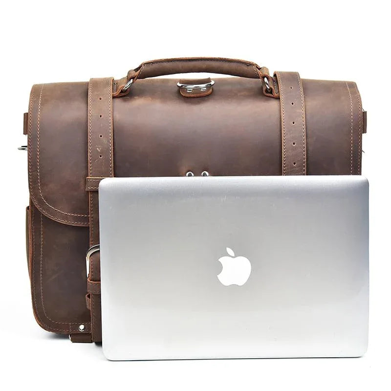 The Palazzo – Large Leather Messenger | Verrone