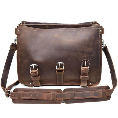 The Palazzo – Large Leather Messenger | Verrone