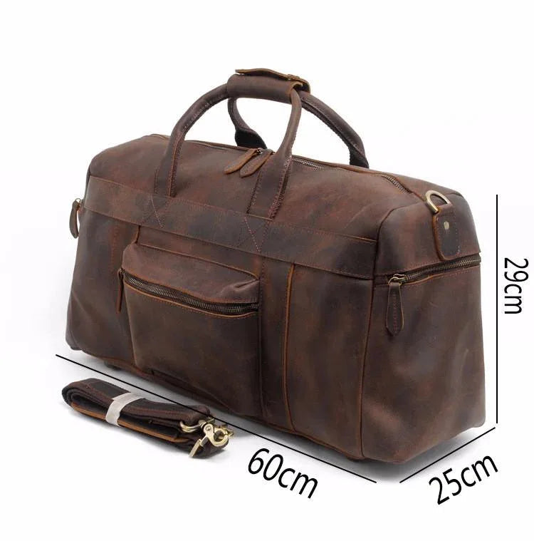 The Marconi – Handcrafted Leather Duffle | Verrone