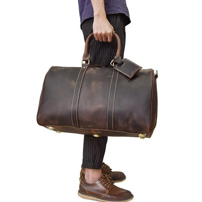 The Salerno – Handcrafted Leather Duffle | Verrone