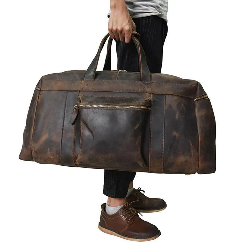 The Verrazzo – Large Leather Weekender | Verrone