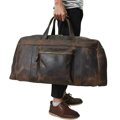 The Verrazzo – Large Leather Weekender | Verrone