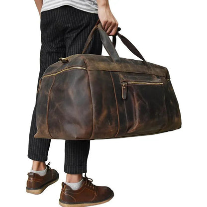 The Verrazzo – Large Leather Weekender | Verrone