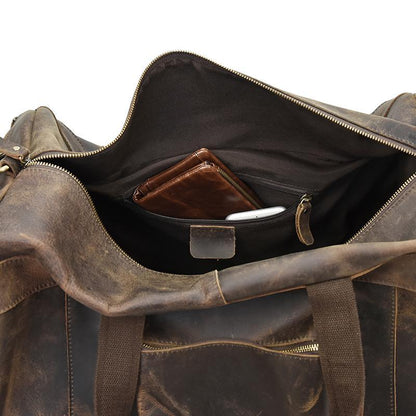 The Verrazzo – Large Leather Weekender | Verrone