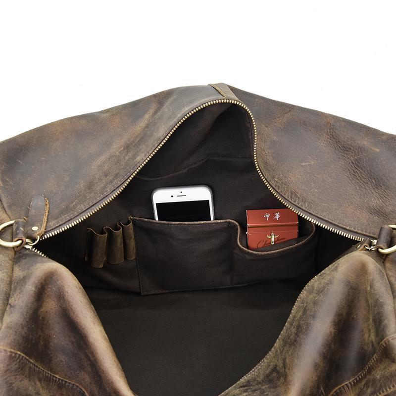 The Verrazzo – Large Leather Weekender | Verrone
