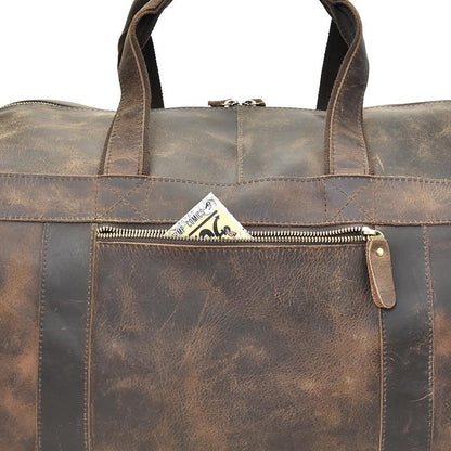 The Verrazzo – Large Leather Weekender | Verrone