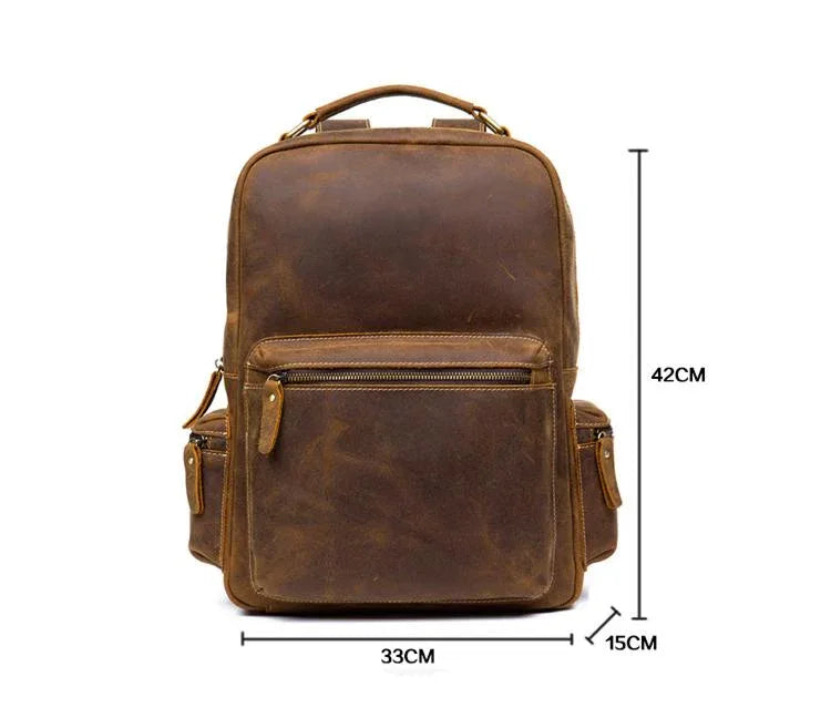 The Montalto – Full Grain Leather Backpack | Verrone