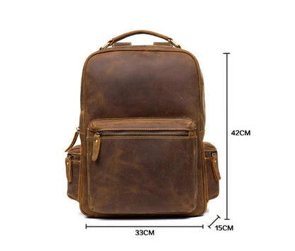 The Montalto – Full Grain Leather Backpack | Verrone
