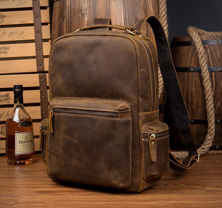 The Montalto – Full Grain Leather Backpack | Verrone