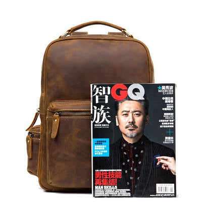 The Montalto – Full Grain Leather Backpack | Verrone
