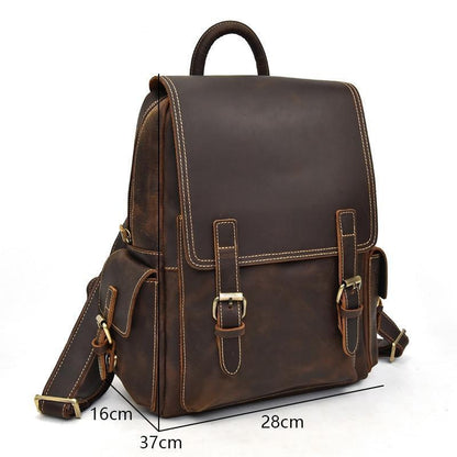 The Castagno – Handcrafted Leather Backpack | Verrone
