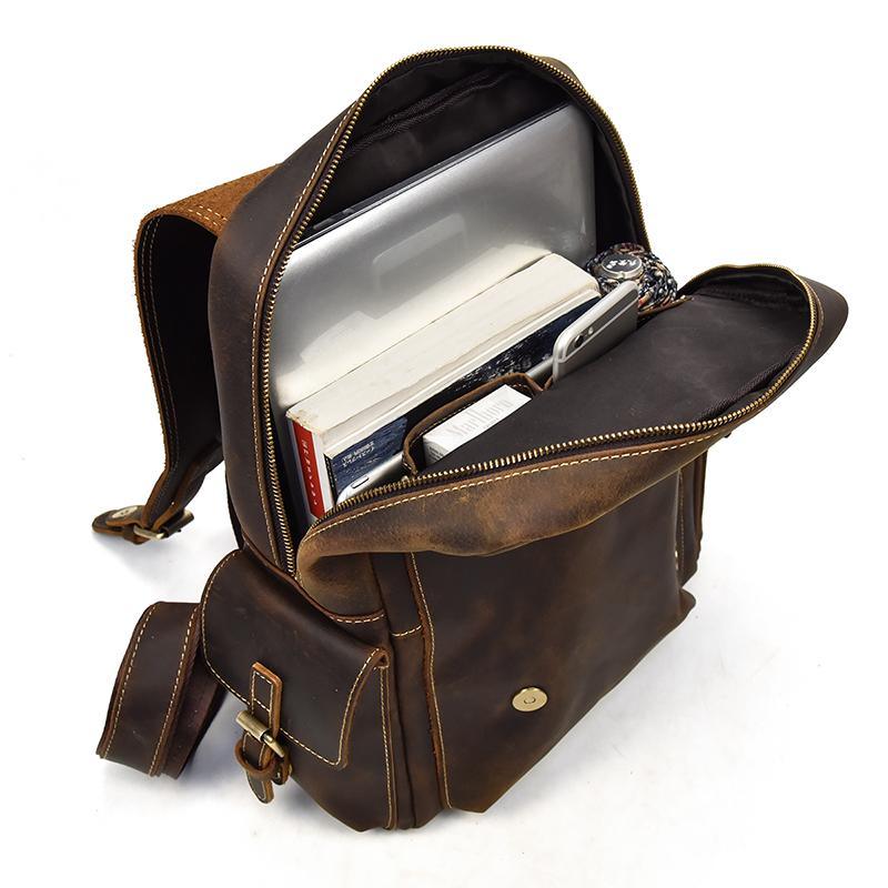 The Castagno – Handcrafted Leather Backpack | Verrone