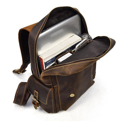 The Castagno – Handcrafted Leather Backpack | Verrone