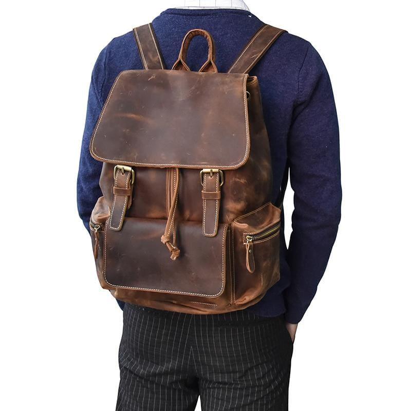The Ravello – Vintage Leather Backpack | Verrone