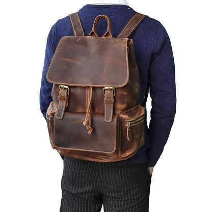 The Ravello – Vintage Leather Backpack | Verrone