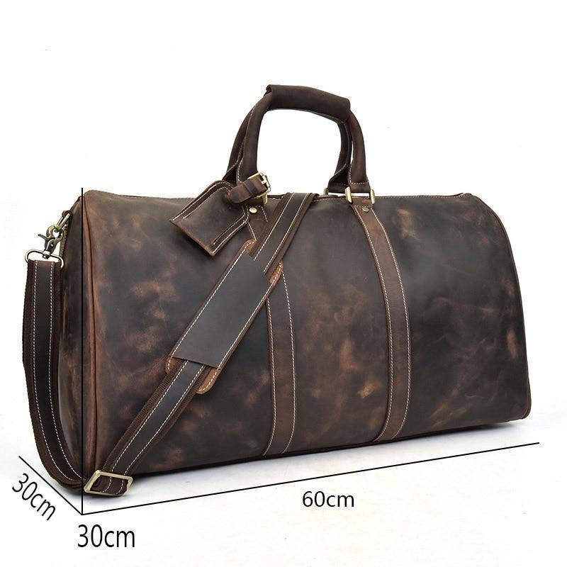 The Salerno – Handcrafted Leather Duffle | Verrone