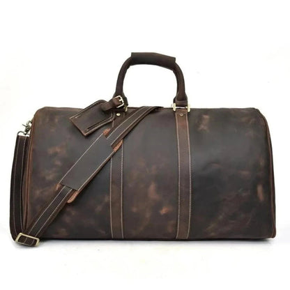 The Salerno – Handcrafted Leather Duffle | Verrone