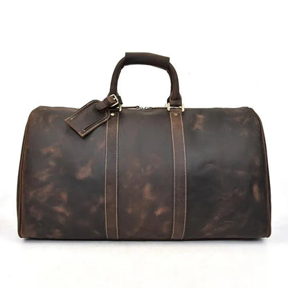 The Salerno – Handcrafted Leather Duffle | Verrone