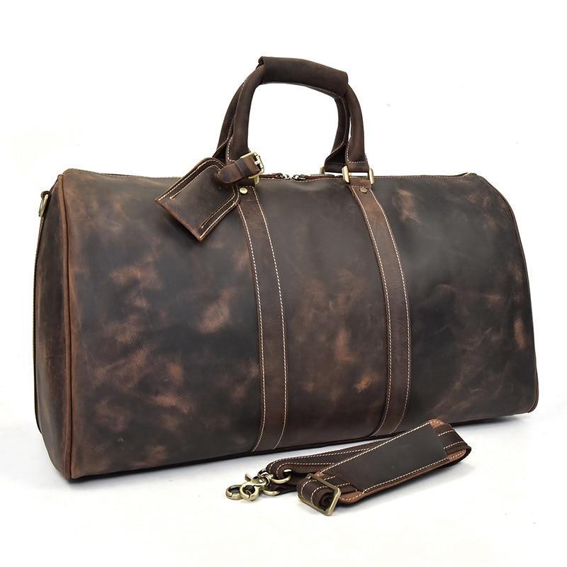 The Salerno – Handcrafted Leather Duffle | Verrone