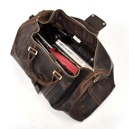 The Salerno – Handcrafted Leather Duffle | Verrone