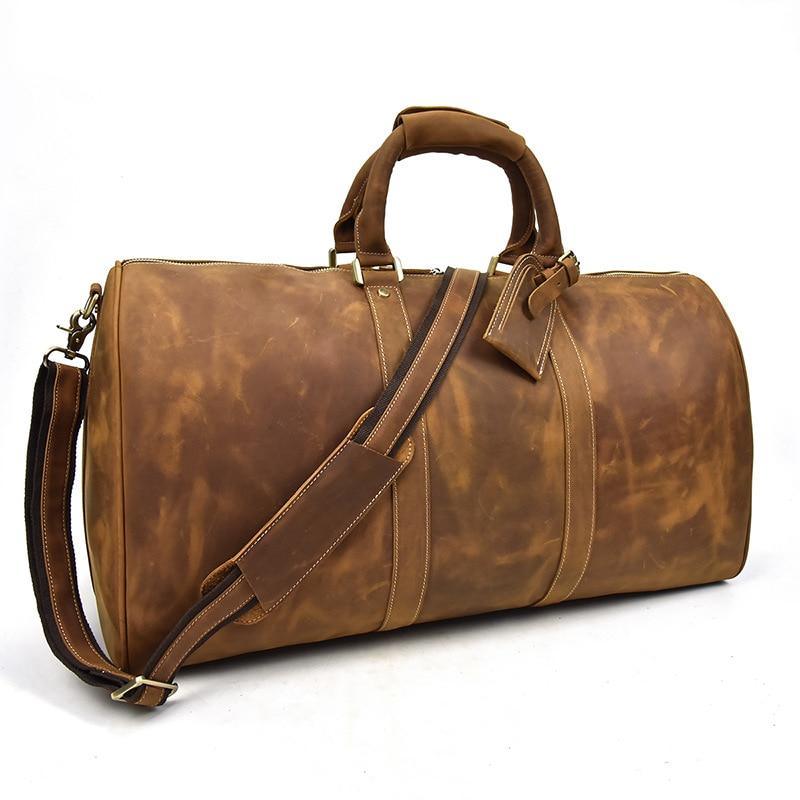 The Salerno – Handcrafted Leather Duffle | Verrone