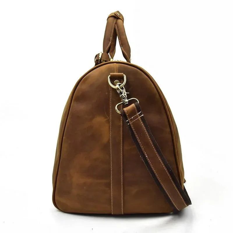 The Salerno – Handcrafted Leather Duffle | Verrone