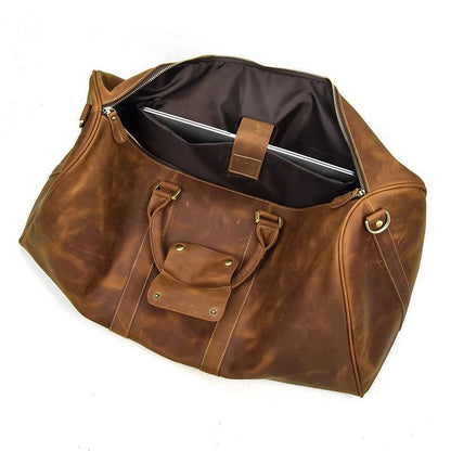 The Salerno – Handcrafted Leather Duffle | Verrone