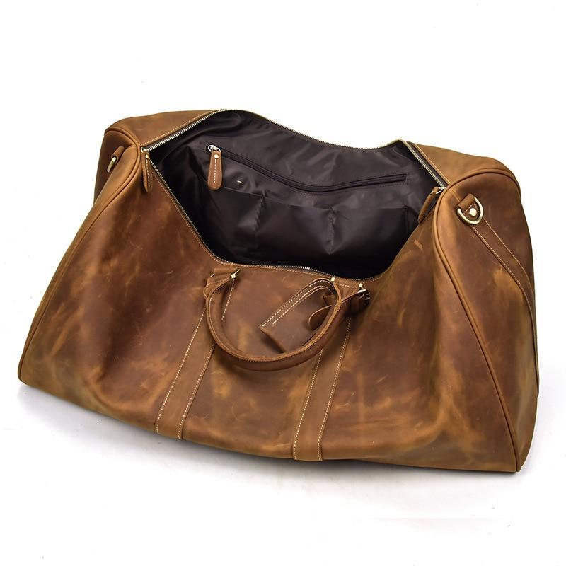 The Salerno – Handcrafted Leather Duffle | Verrone