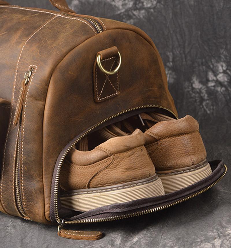 The Livorno – Handmade Leather Duffle | Verrone