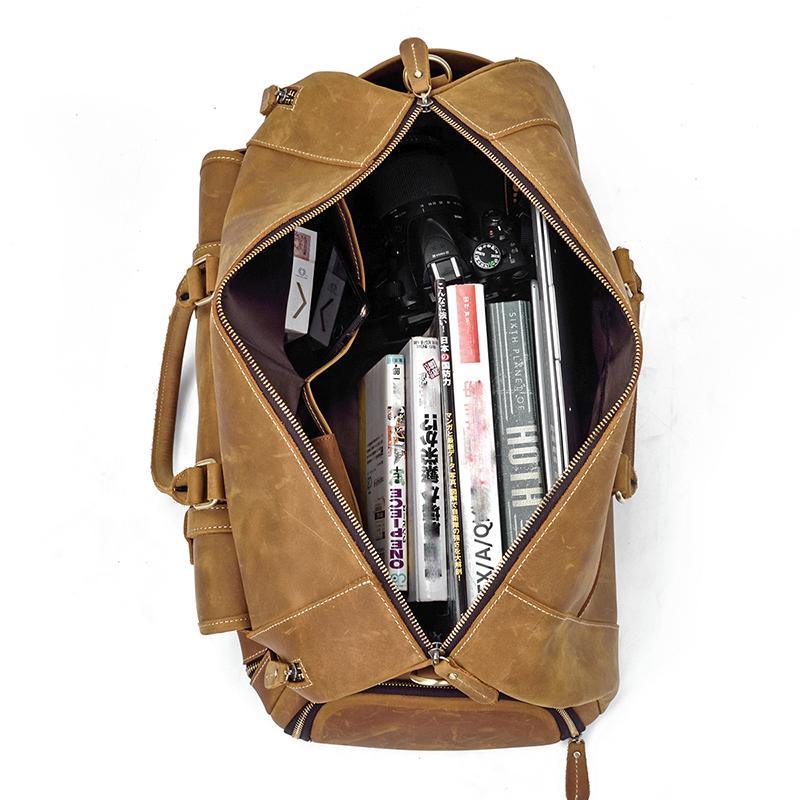 The Livorno – Handmade Leather Duffle | Verrone