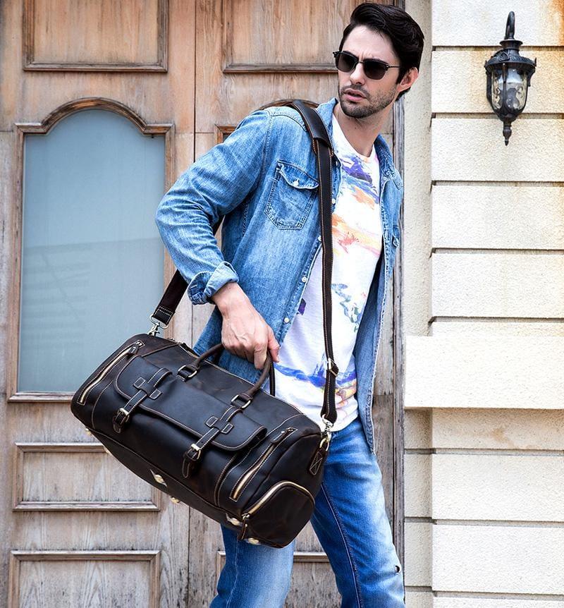 The Livorno – Handmade Leather Duffle | Verrone