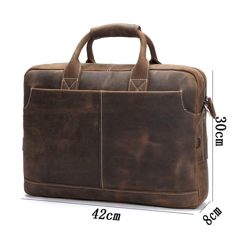 The Ferrini – Vintage Leather Briefcase | Verrone