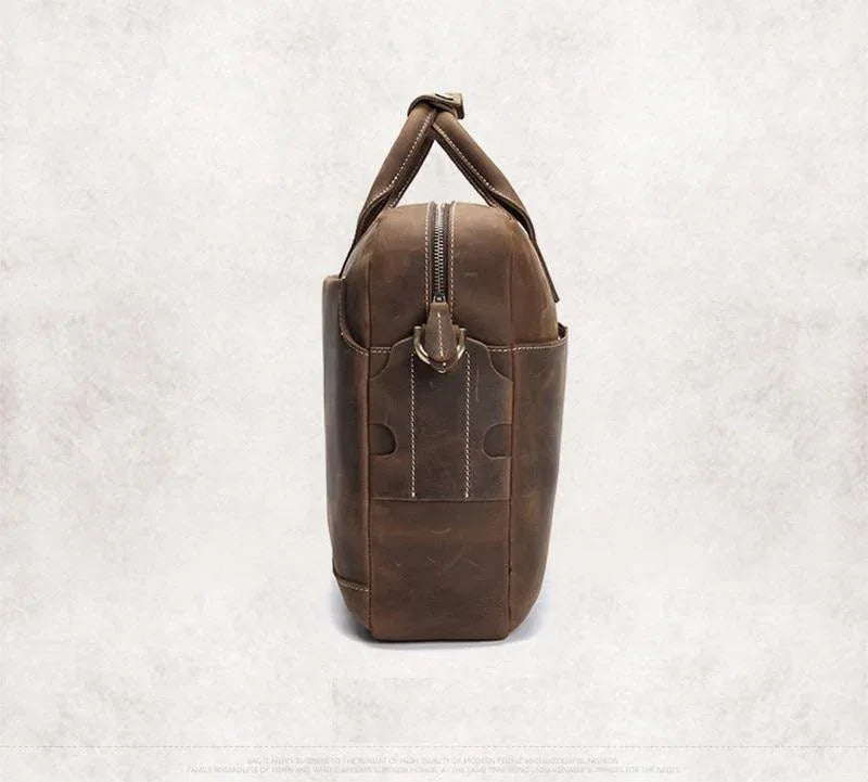 The Ferrini – Vintage Leather Briefcase | Verrone