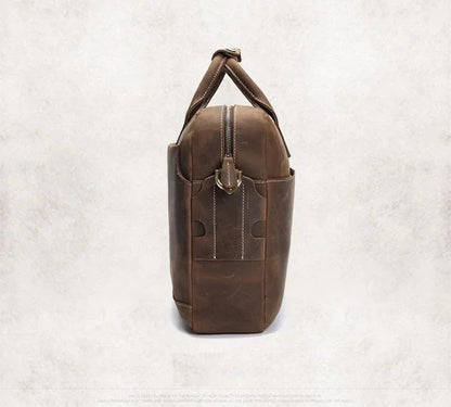 The Ferrini – Vintage Leather Briefcase | Verrone
