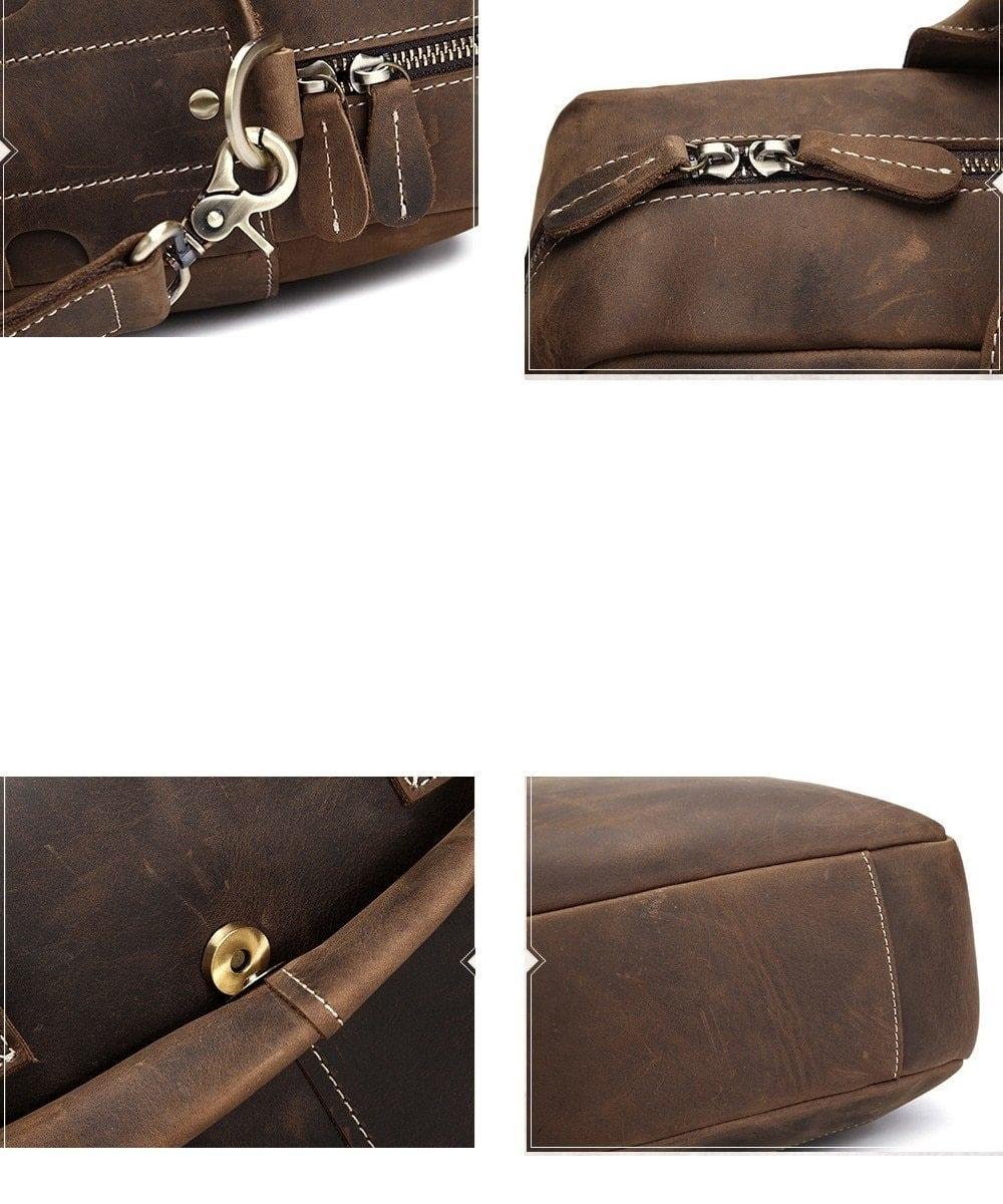 The Ferrini – Vintage Leather Briefcase | Verrone