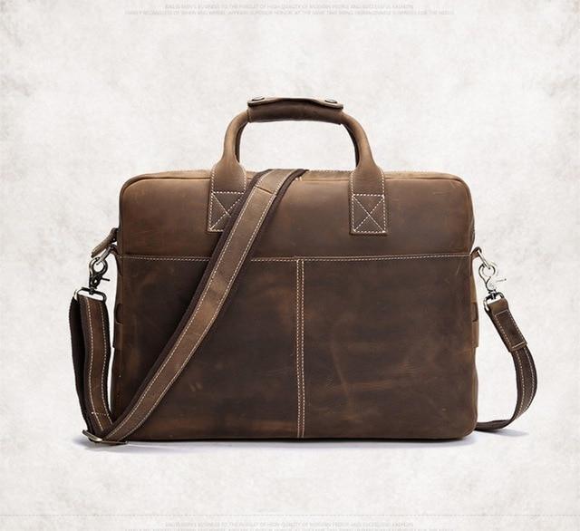 The Ferrini – Vintage Leather Briefcase | Verrone