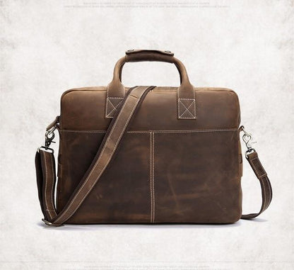 The Ferrini – Vintage Leather Briefcase | Verrone