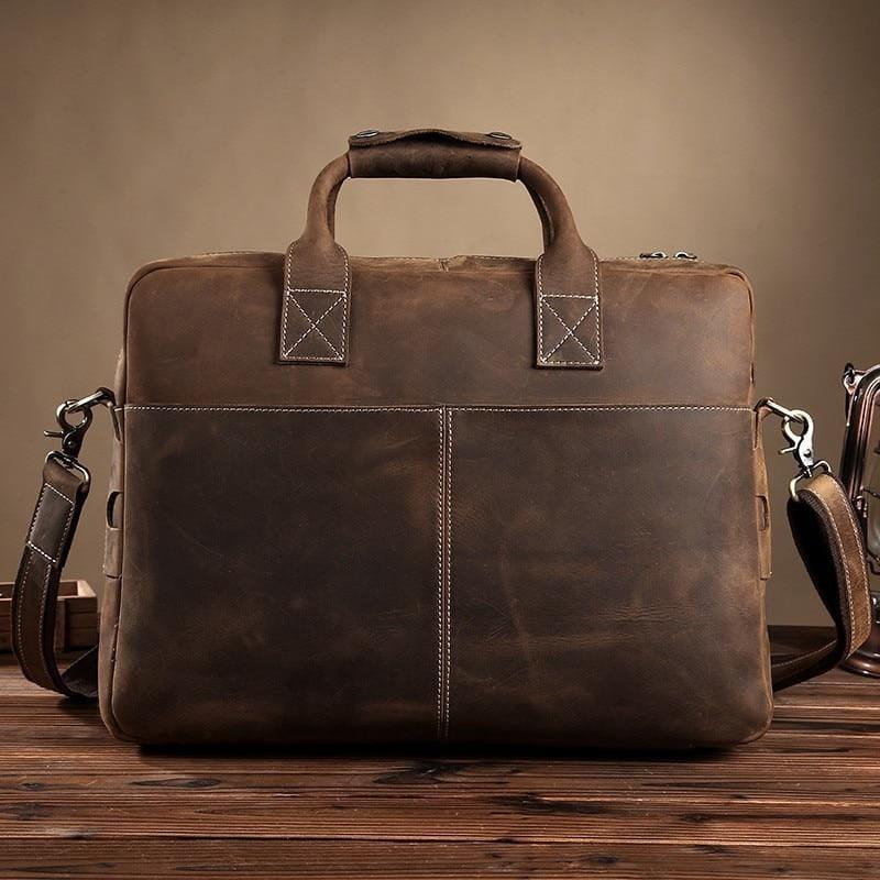 The Ferrini – Vintage Leather Briefcase | Verrone