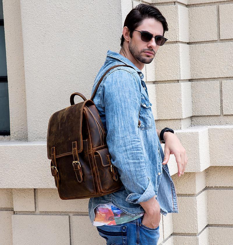 The Castagno – Handcrafted Leather Backpack | Verrone