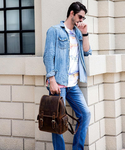 The Castagno – Handcrafted Leather Backpack | Verrone