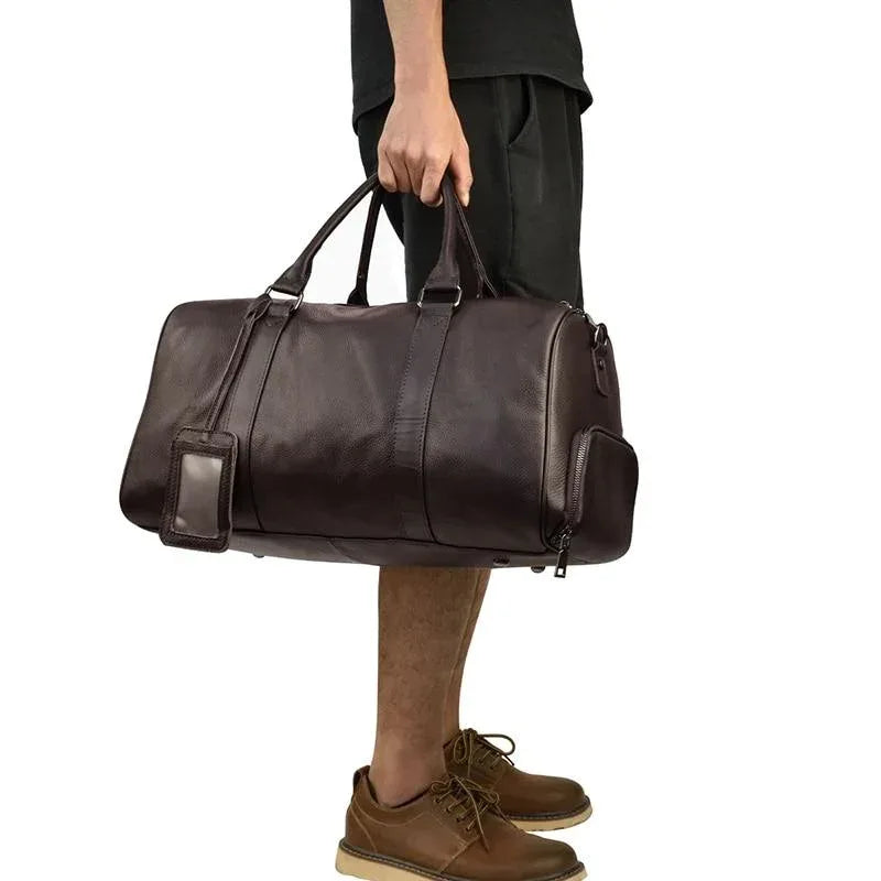 The Trevi – Vintage Leather Weekender | Verrone