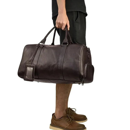 The Trevi – Vintage Leather Weekender | Verrone