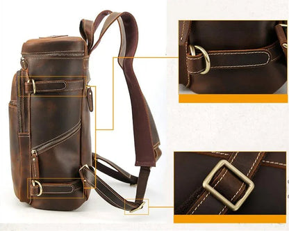 The Valdo – Vintage Leather Backpack | Verrone