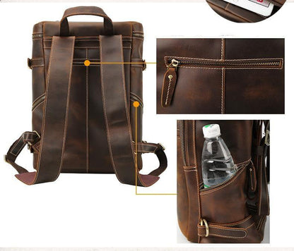 The Valdo – Vintage Leather Backpack | Verrone