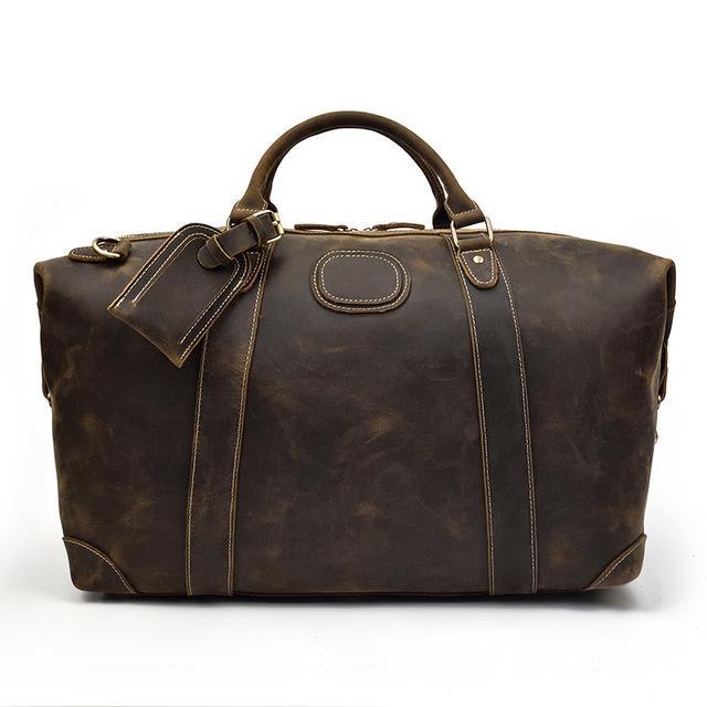 The Fiuggi – Vintage Leather Weekender | Verrone