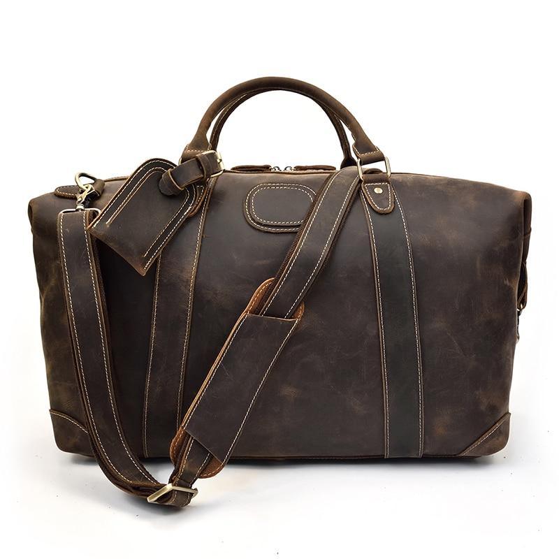 The Fiuggi – Vintage Leather Weekender | Verrone